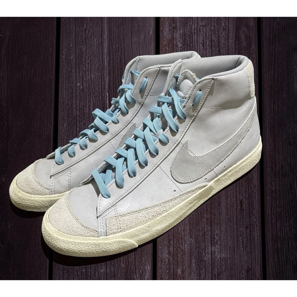 Nike Blazer Mid‎ '77 PRM VNTG Certified Fresh Grey Fog Blue DO9787-001 Men's 13